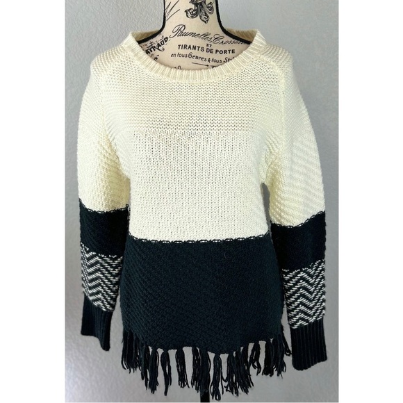 John + Jenn Fringe Erik Sweater Day into Night - Picture 1 of 6